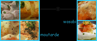 lien recette saumon et moutarde ou wasabi